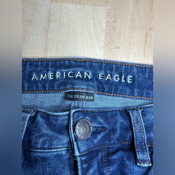 American Eagle Outfitters The Dream Jean Size 6 Regular Distressed Skinny Jean - Picture 3 of 3